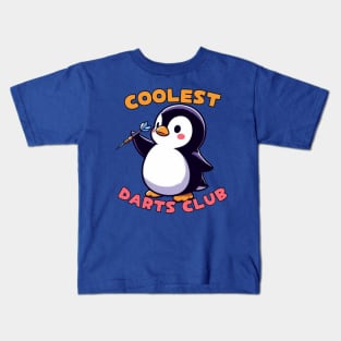 Darts penguin Kids T-Shirt